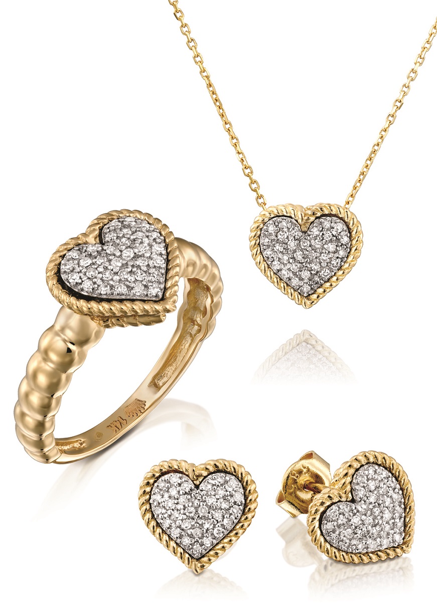 רויאלטי קולקציית Heart of glam שרשרת החל מ  1600שח עגילים החל מ 2505 שח טבעת החל מ  1785 שח צילום יחצ